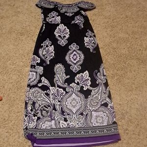 White house black market strapless dress